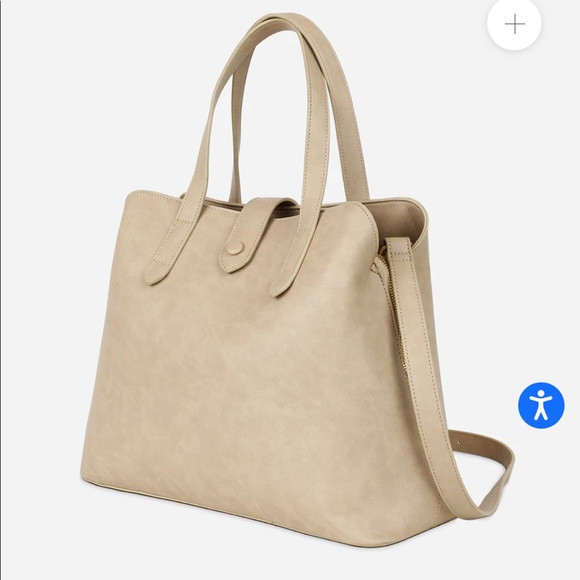 Fawn Design Satchel Taupe Diaper bag Mandi Nelson - Picture 3 of 17